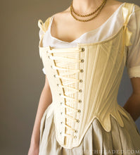 Load image into Gallery viewer, 1780s Front Lacing Stays — Synthetic Whalebone