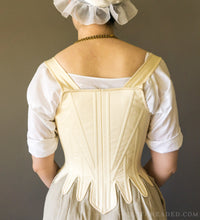 Load image into Gallery viewer, 1780s Front Lacing Stays — Synthetic Whalebone