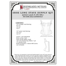 Load image into Gallery viewer, 1810s Regency Long Stays Supply Kit