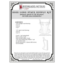 Load image into Gallery viewer, 1810s Regency Long Stays Supply Kit