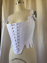 Load image into Gallery viewer, 1780s Stomacher for Front Lacing Stays — Steel Boned