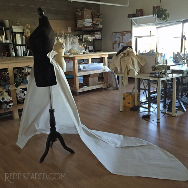 The Making of the Ironwork Gown Pt. 2 - Digitizing & Patterning