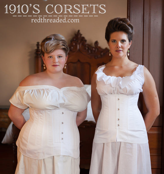 1910's Corsets are Back--Now in Mid Bust & Underbust