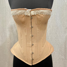 Load image into Gallery viewer, 1860s Repro Corset - 22&quot; Waist
