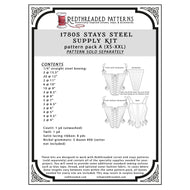 1780s Front Lacing Stays Supply Kit