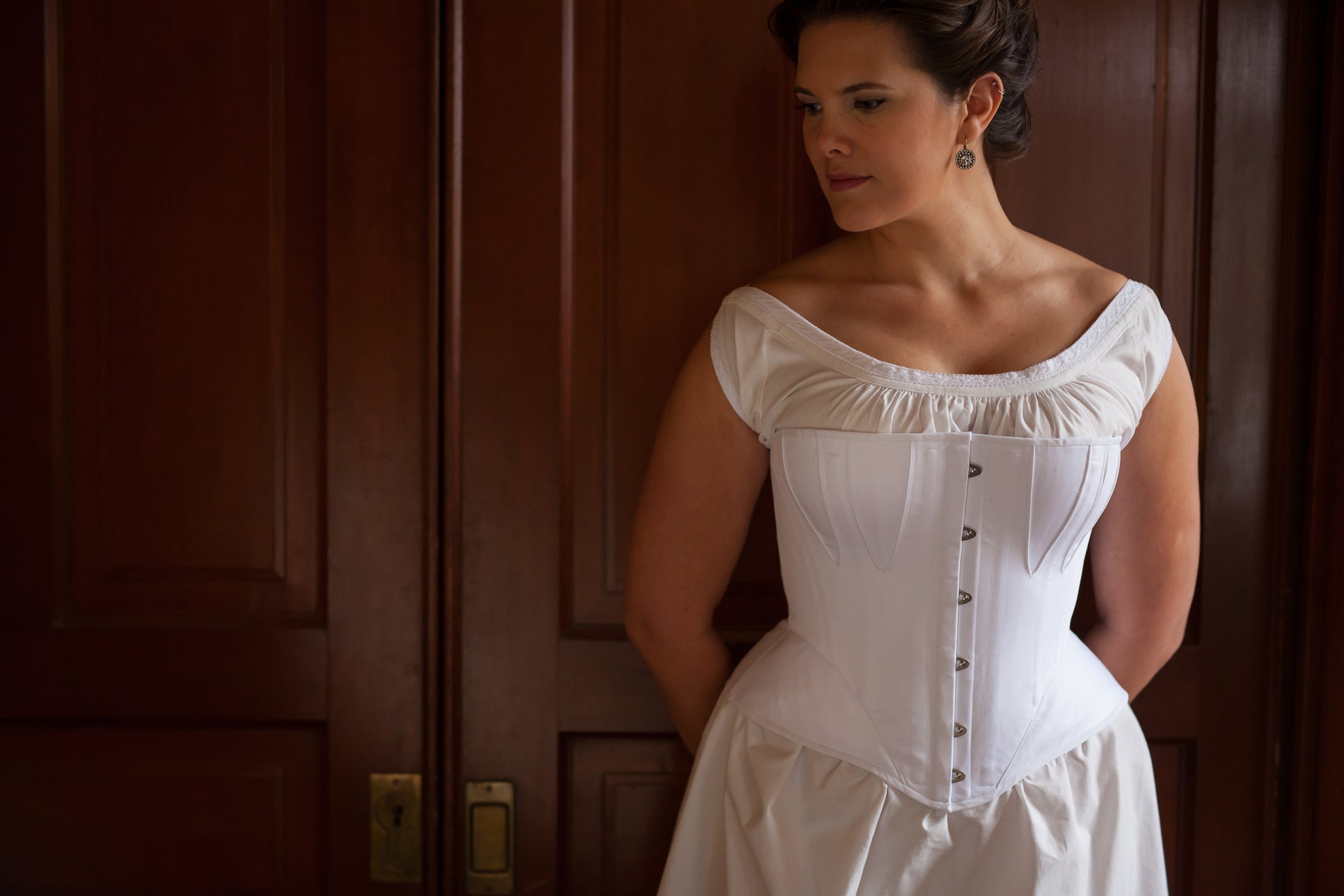 1860s Gored Corset Multi–Size Paper Pattern – Redthreaded